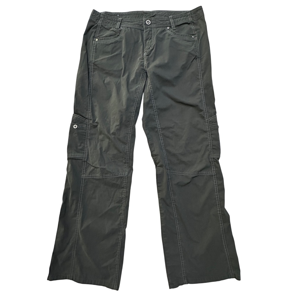 Kuhl Legendary Cargo Hiking Pants 14 Short Gray Outdoor Gorpcore Granola Utility